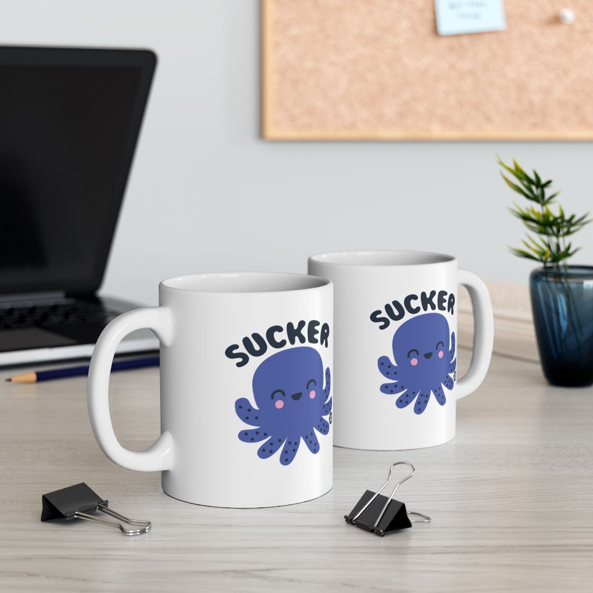 Octopus Sucker Design Fun Novelty Coffee Mug