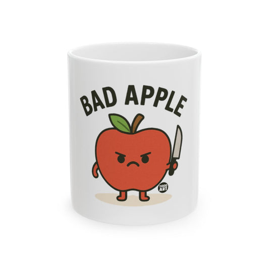 Bad Apple with Knife Artwork Mug