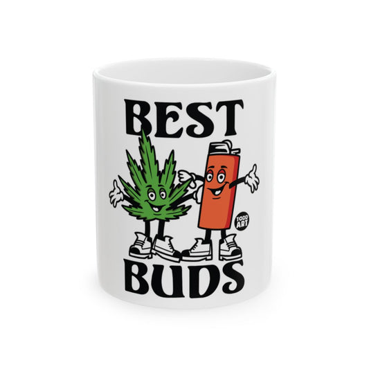 Best Buds Humorous Coffee Mug for a Fun Morning