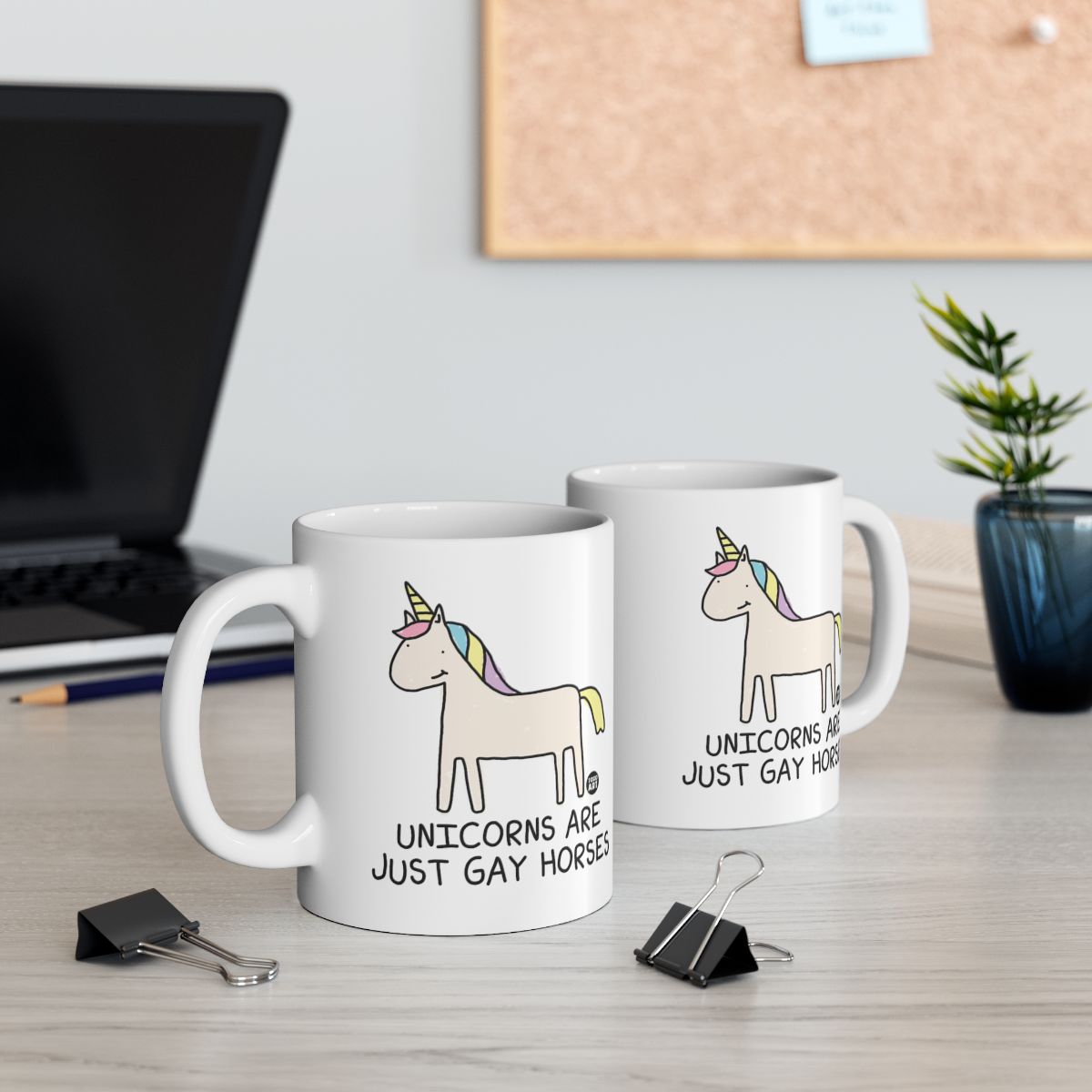 Funny Unicorns Are Just Gay Horses Mug Gift