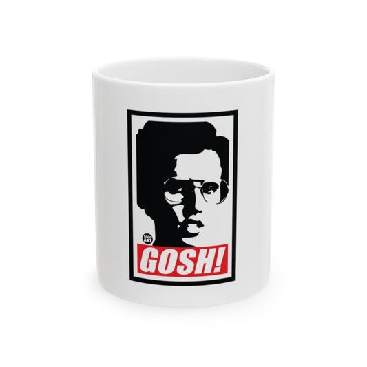 Bold GOSH Graphic Mug Black and White Design
