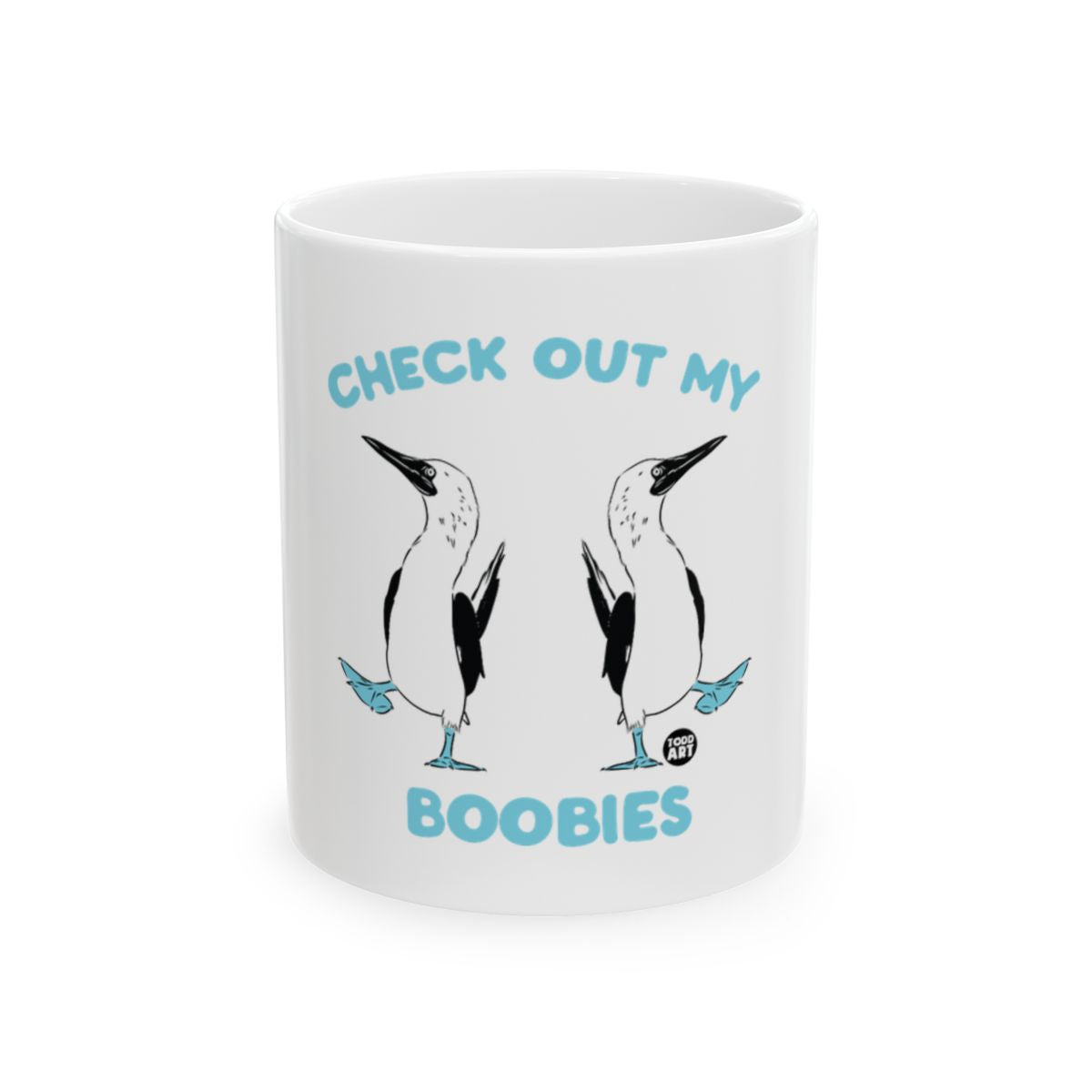 Check Out My Boobies Funny Gift Novelty Mug
