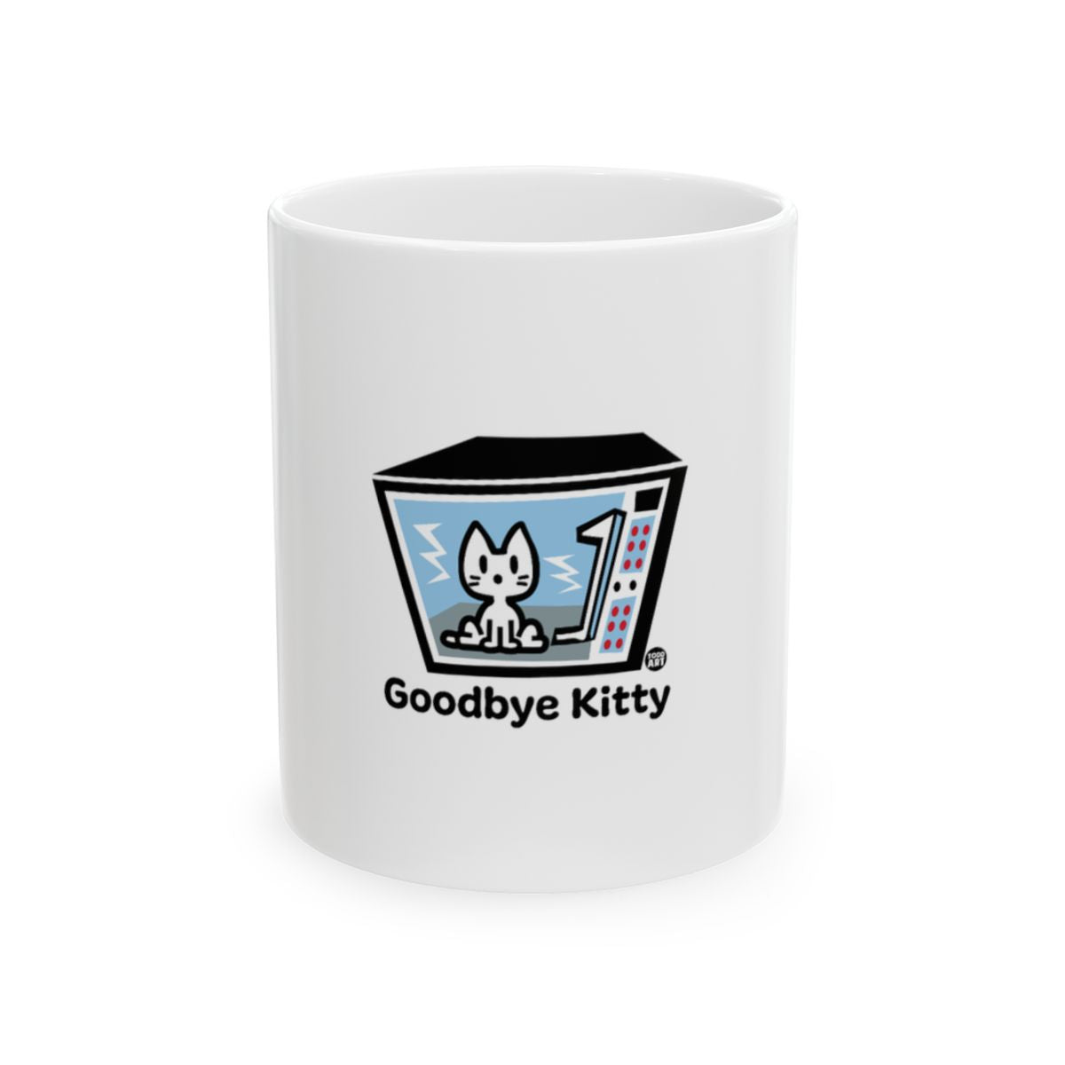 Goodbye Kitty Retro Design Coffee Mug