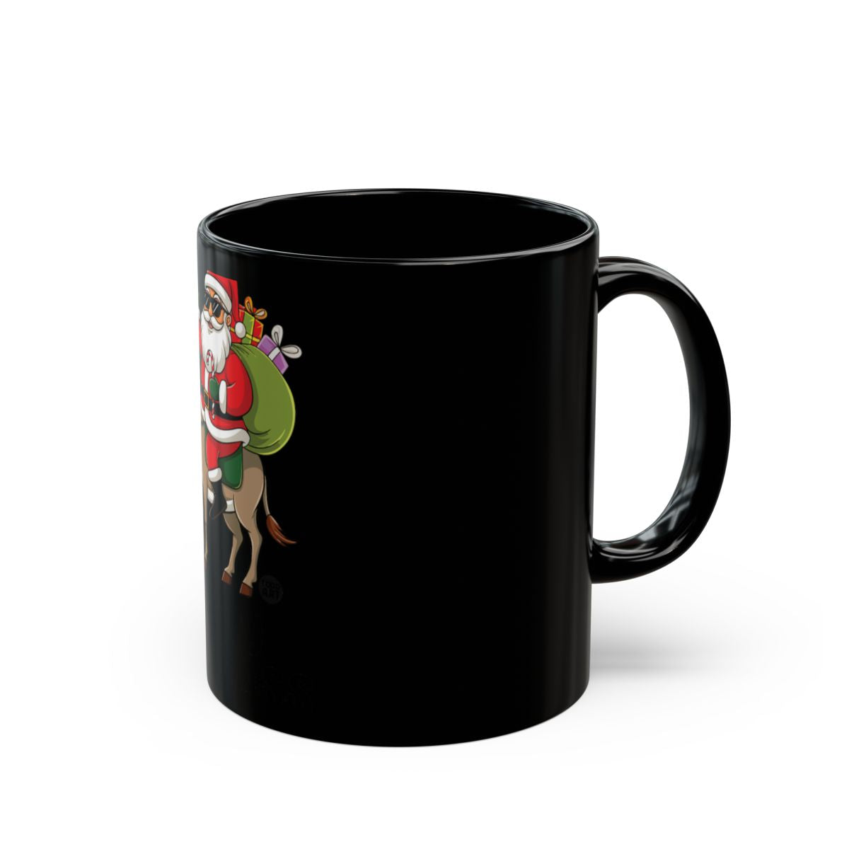 Santa Claus Carrying Christmas Gifts Coffee Mug