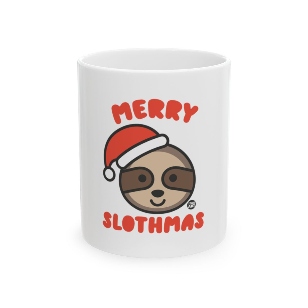 Merry Slothmas Festive Coffee Mug Christmas Holiday
