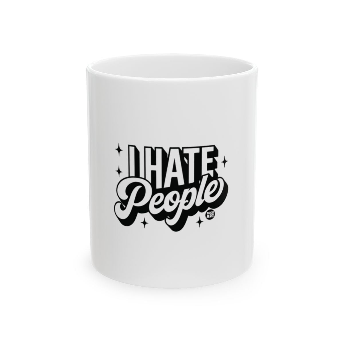 I Hate People Printed Mug for a Fun Office Gift