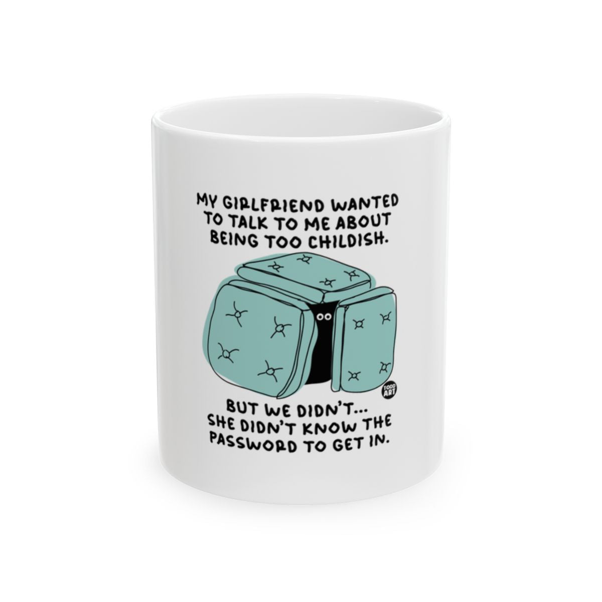 Funny Girlfriend Childish Conversation Joke Mug
