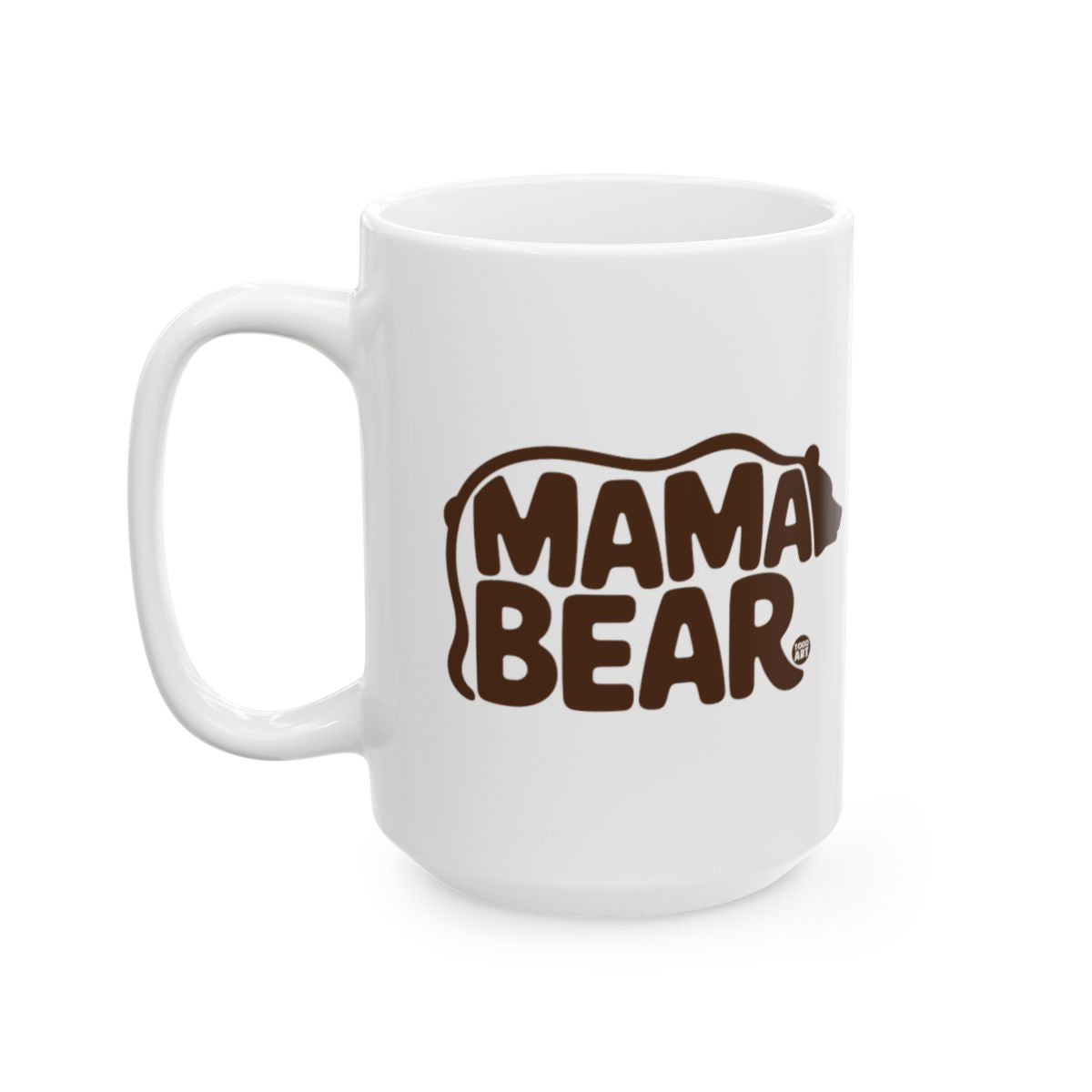 Mama Bear Mug with Cute Bear Graphic Print