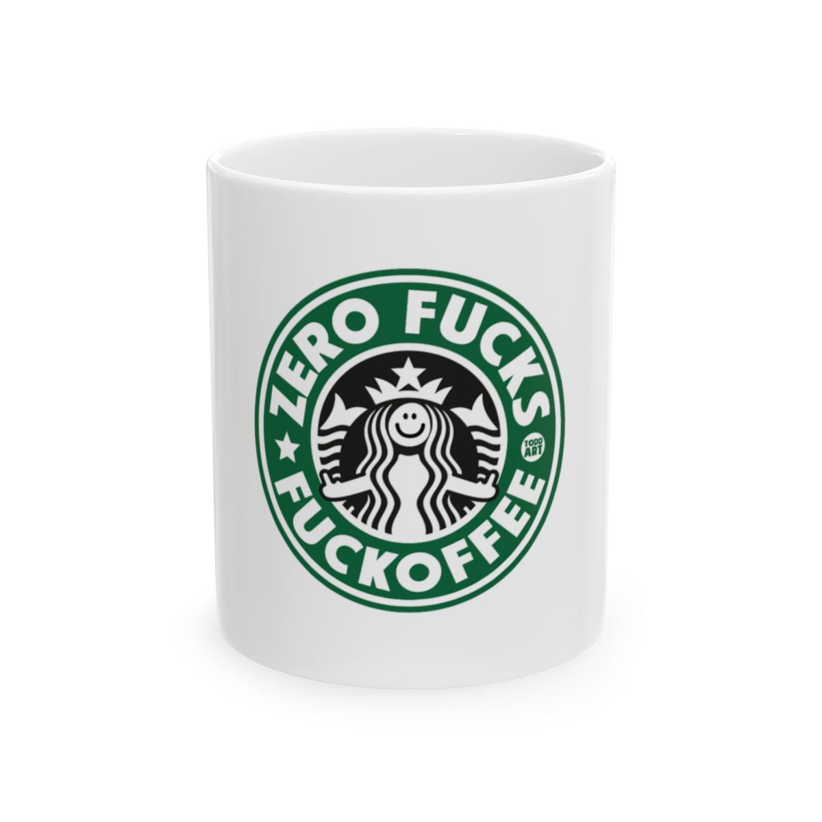 Zero Fucks Fuckoffee Parody Funny Mug product