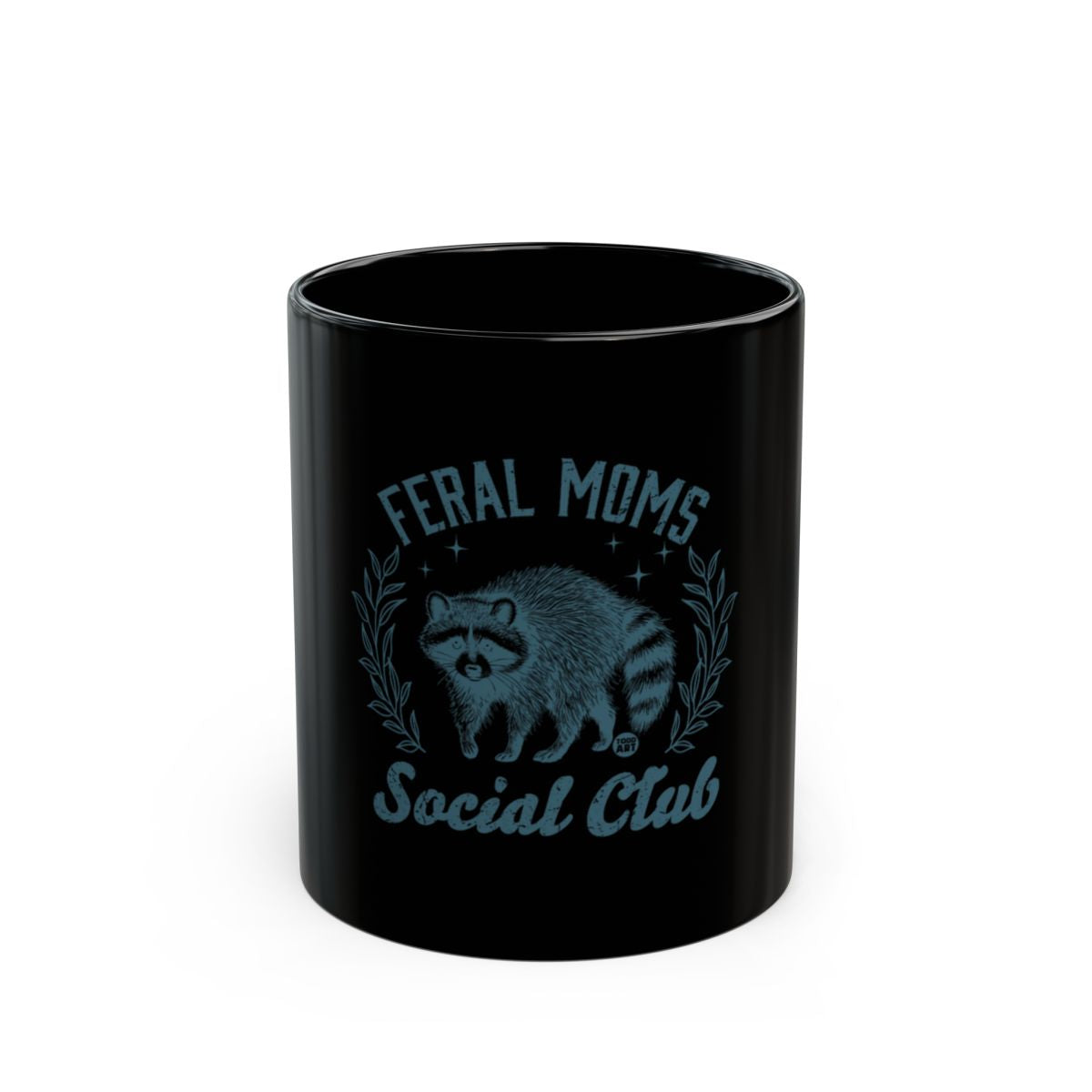 Feral Moms Social Club Raccoon Design Mug