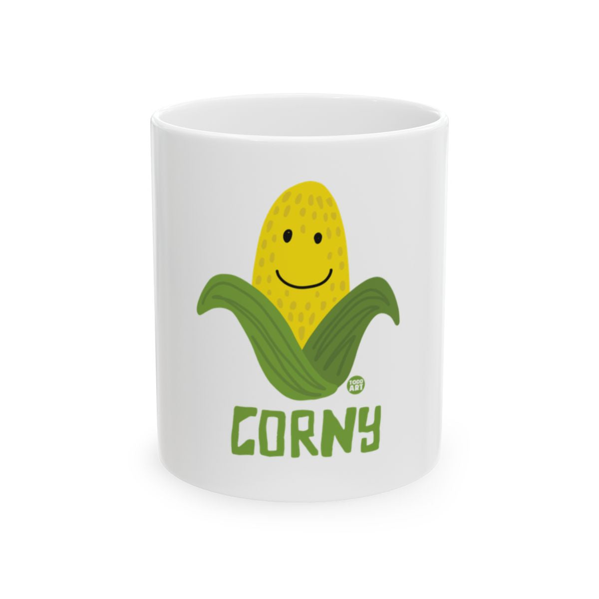 Corny Smiling Corn Decorative Drinkware Mug