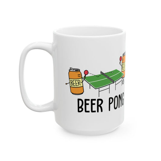 Beer Pong Fun Graphic Mug for All Beverage Lovers
