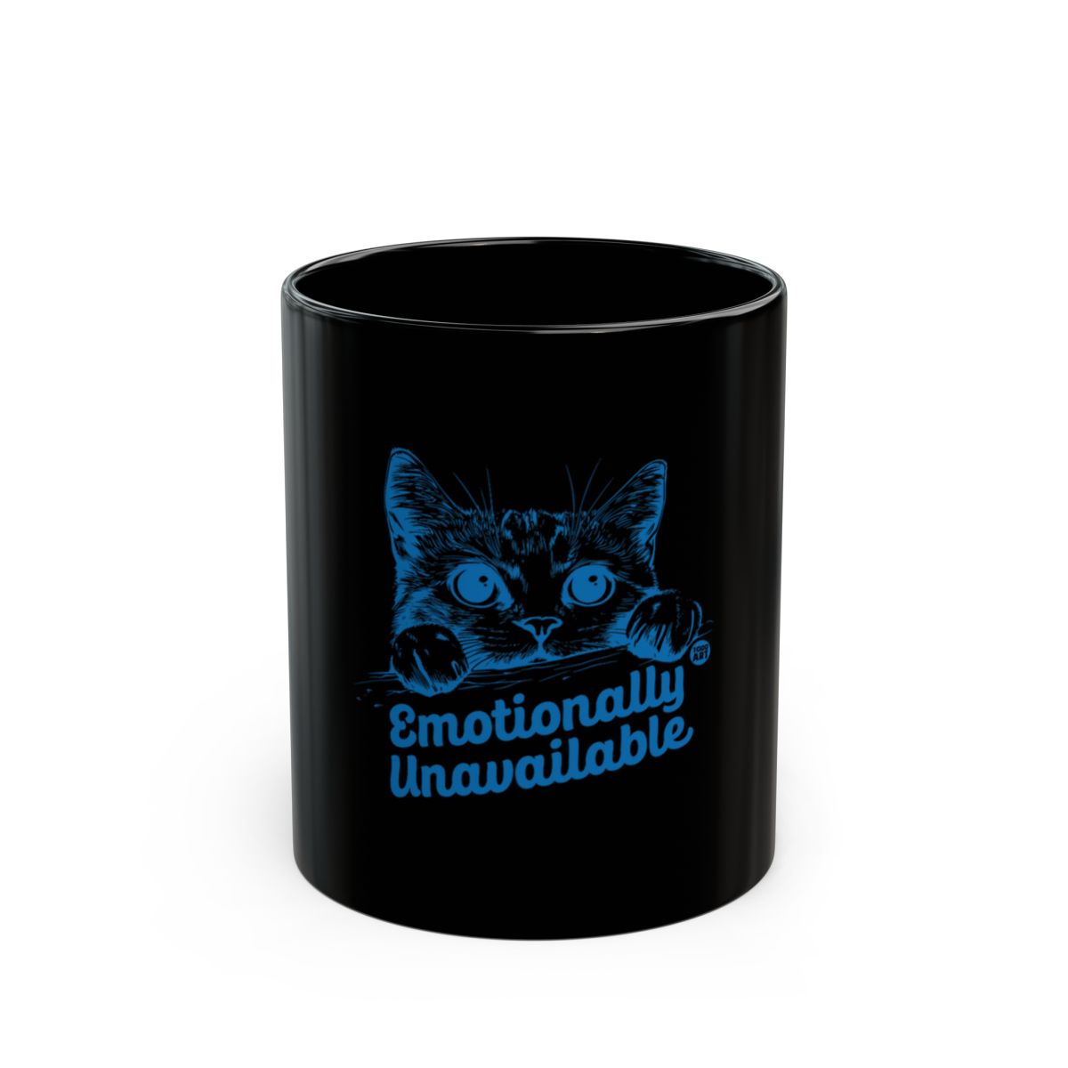Emotionally Unavailable Cat Design Mug