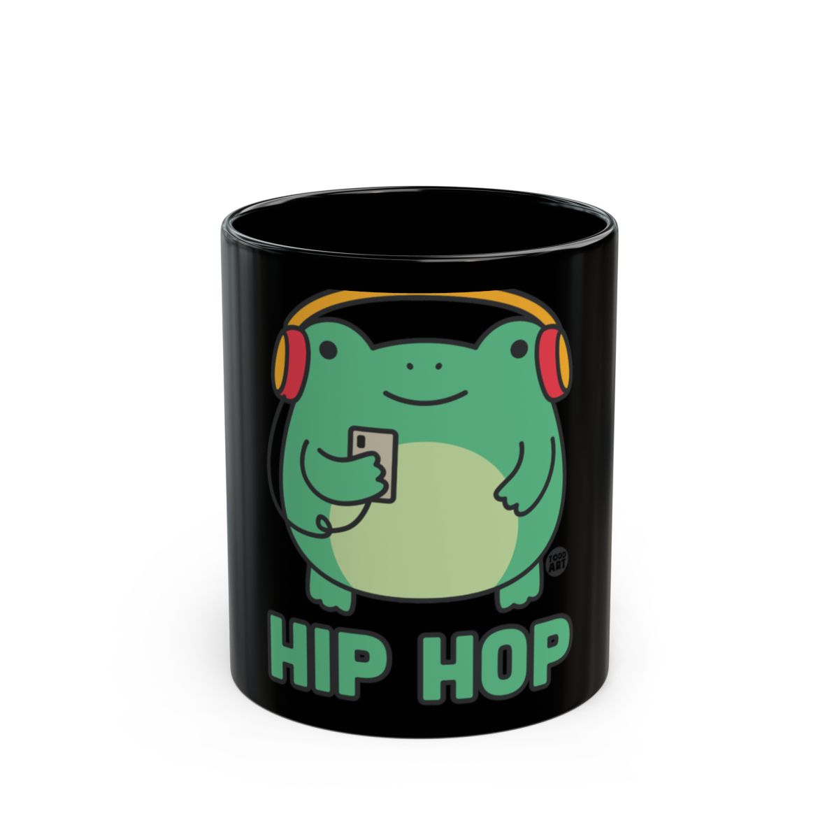 Cute Frog Listening to Music HIP HOP Mug