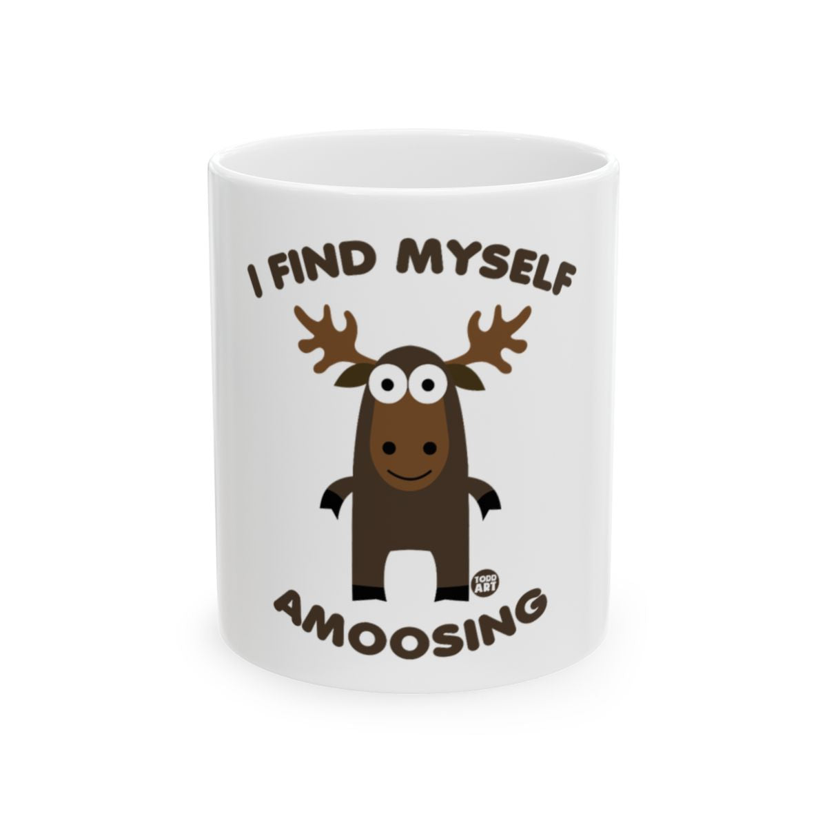 I Find Myself Amoosing Moose Coffee Mug for Coffee Lovers
