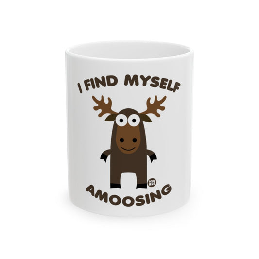 I Find Myself Amoosing Moose Coffee Mug for Coffee Lovers
