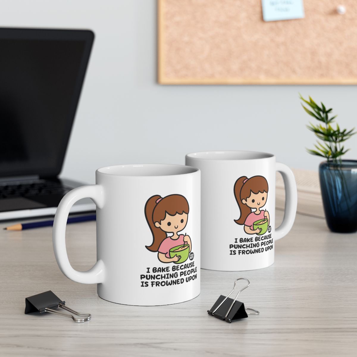 I Bake Because Punching People Mug for Baking Lovers