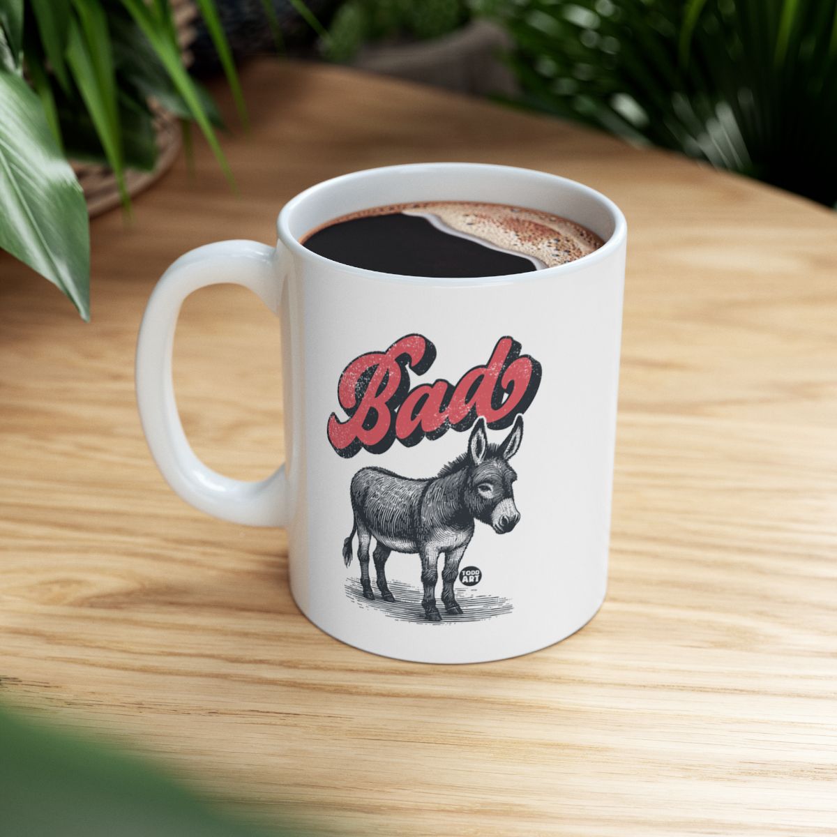 Bad Donkey Printed Mug for Hot Beverages