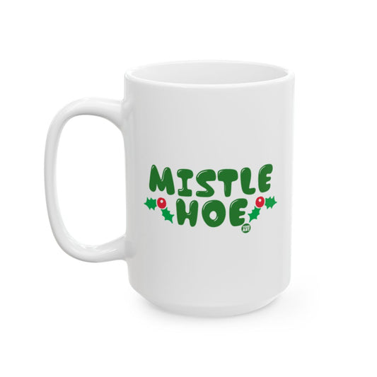 Festive Mistletoe Design Mug Perfect for Celebrations