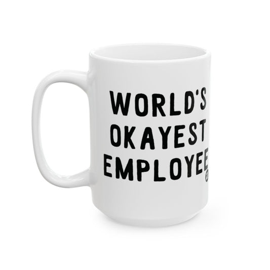World's Okayest Employee Design Mug Product