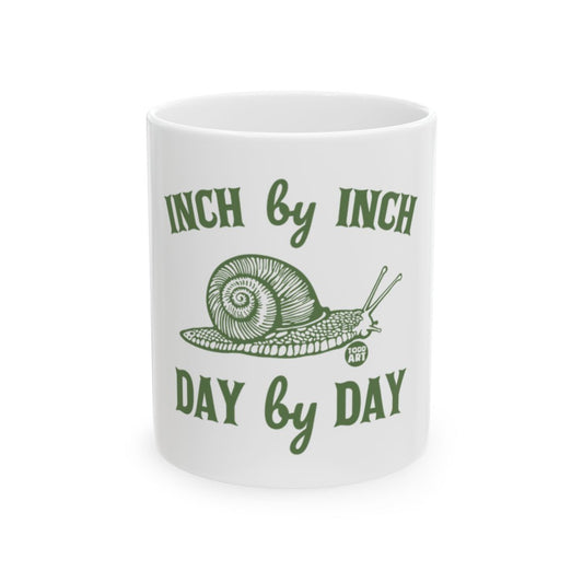 Inch by Inch Day by Day Snail Mug