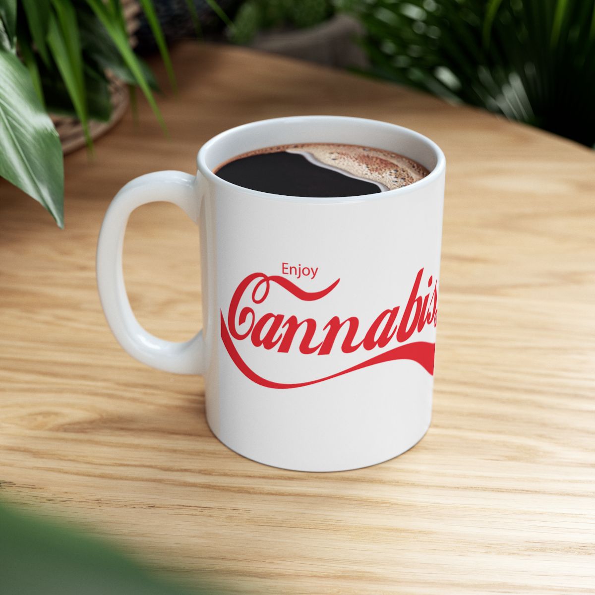 Enjoy Cannabis Mug for Coffee or Tea Lovers