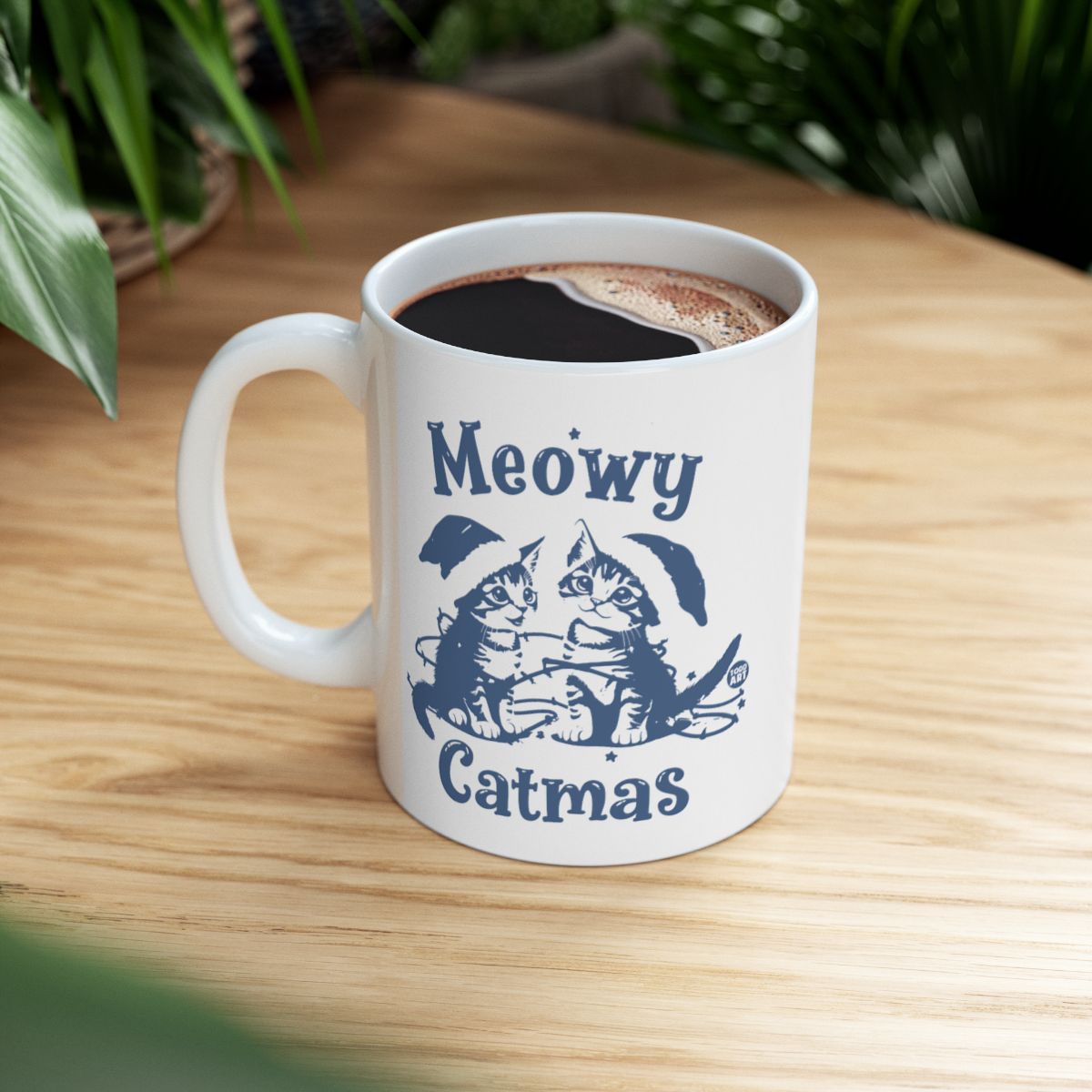 Meowy Catmas Cute Cats Christmas Mug Holiday Gift