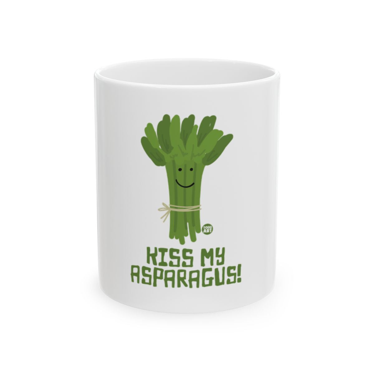 Kiss My Asparagus Funny Coffee Mug