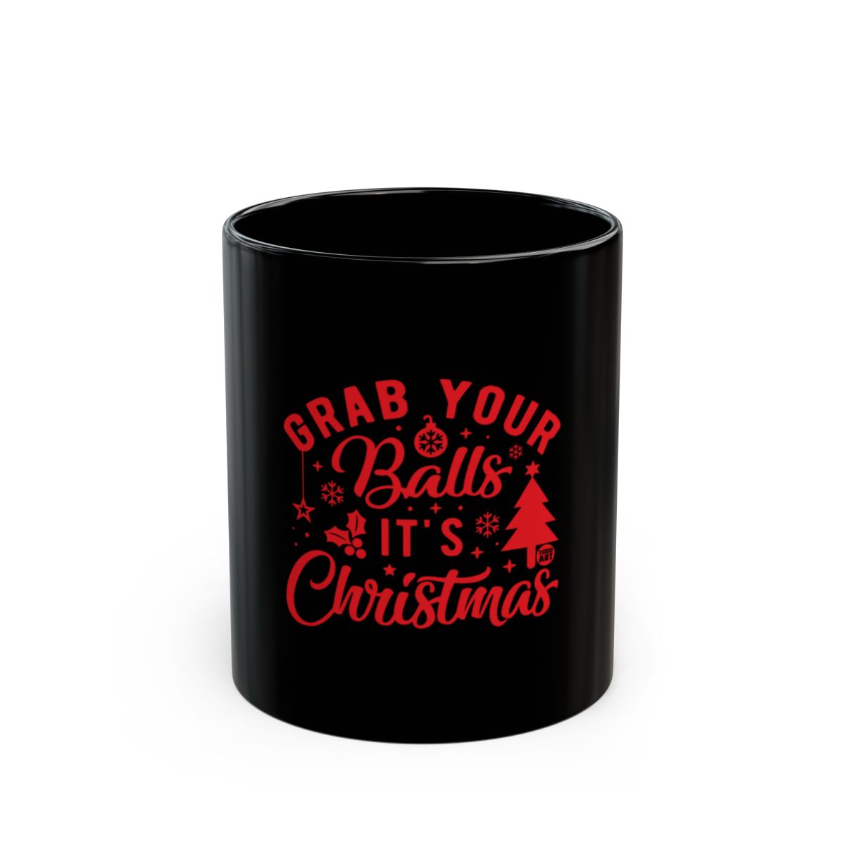 Grab Your Balls It's Christmas Unique Mug