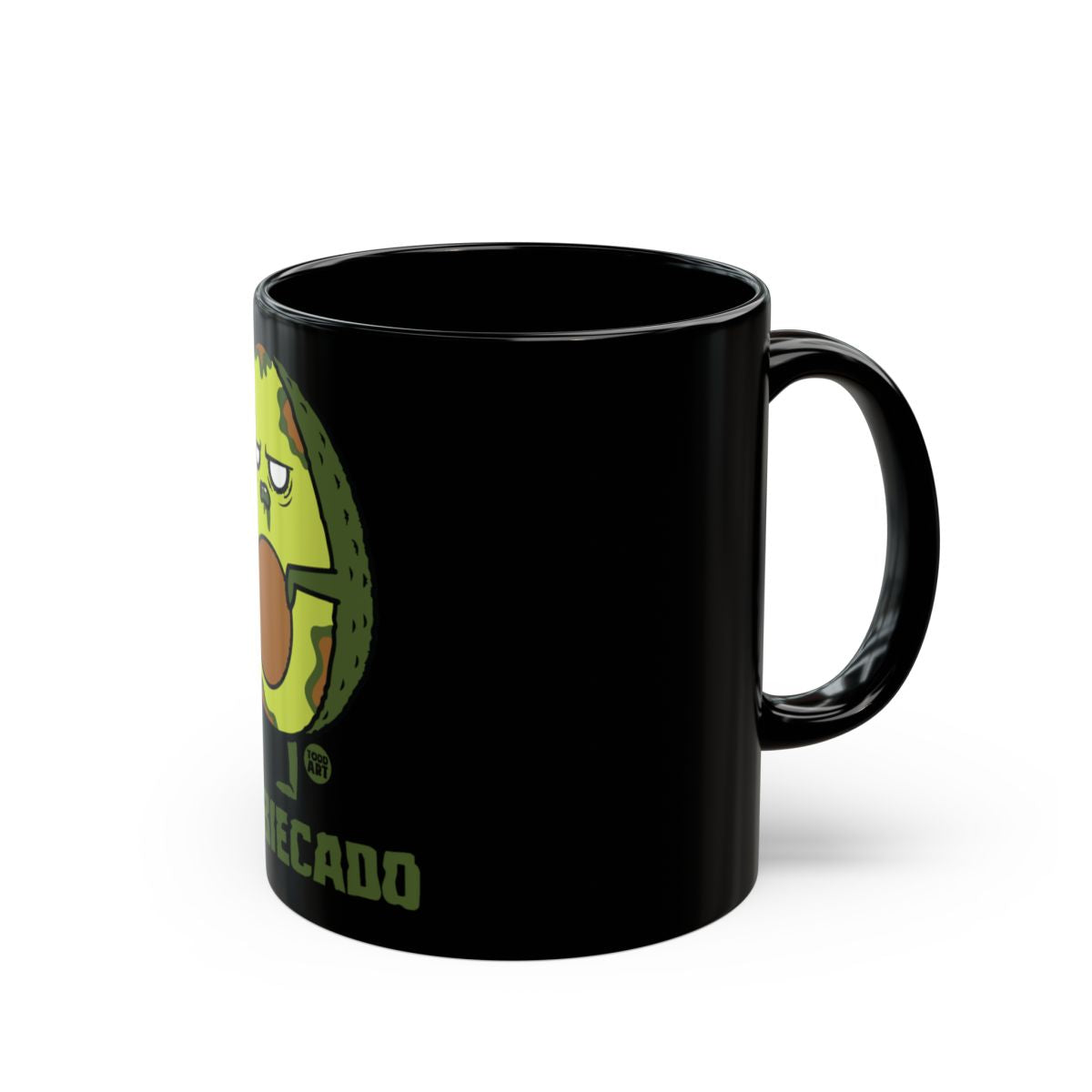 Avocado Character With Attitude Printed Mug
