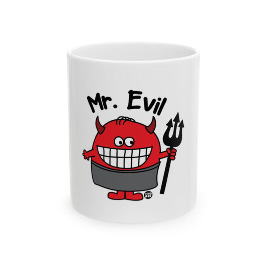 Mr. Evil Red Devil Cartoon Character Graphic Mug