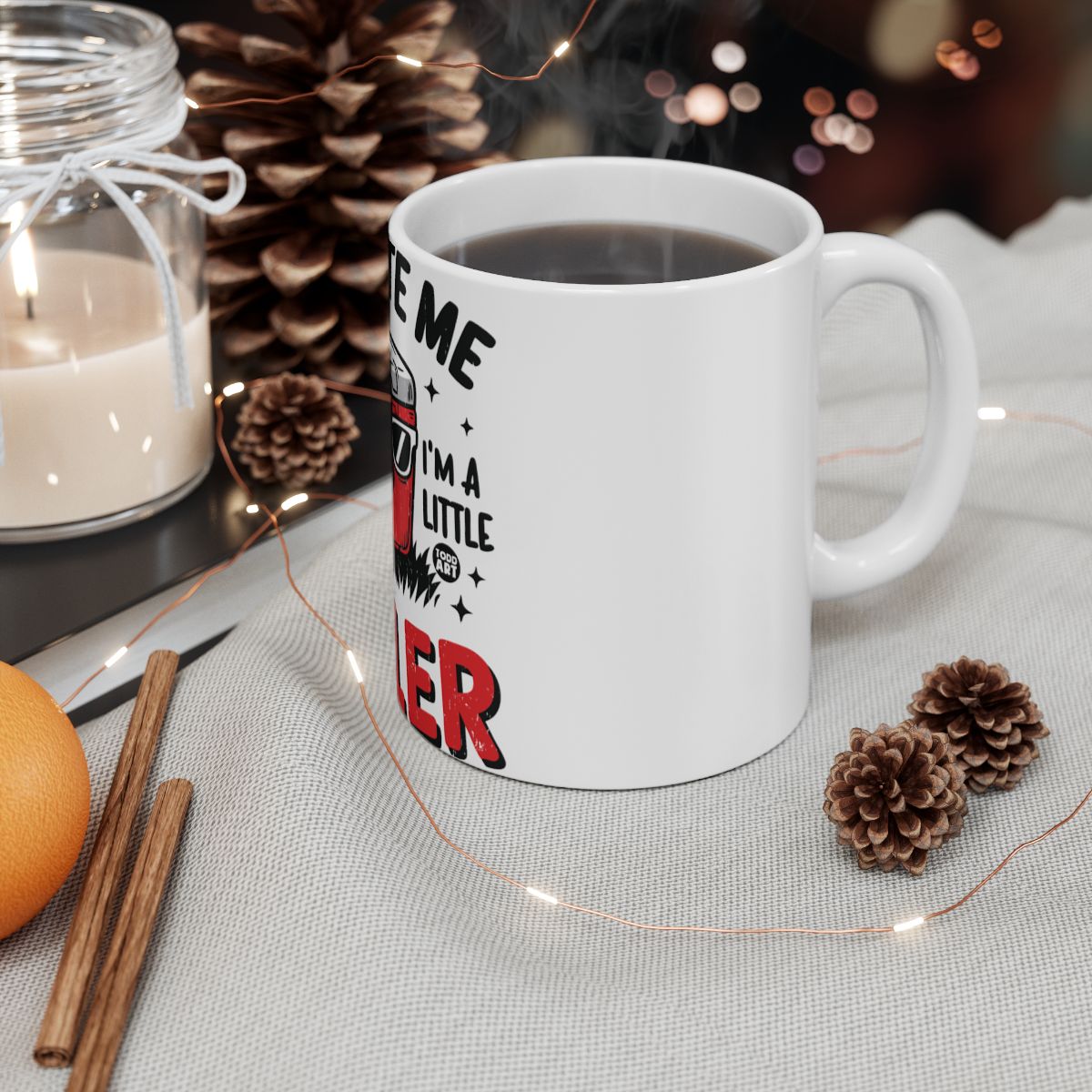 Cute Christmas Mug with Festive Design for Holiday Season