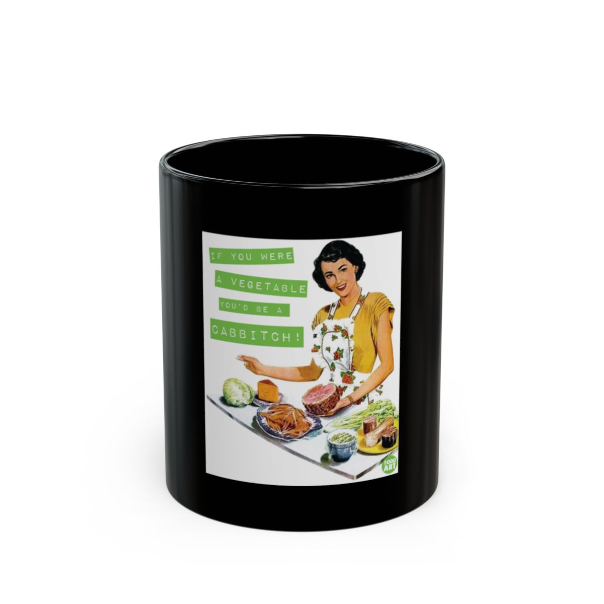 Retro-Inspired If You Were A Vegetable Funny Mug