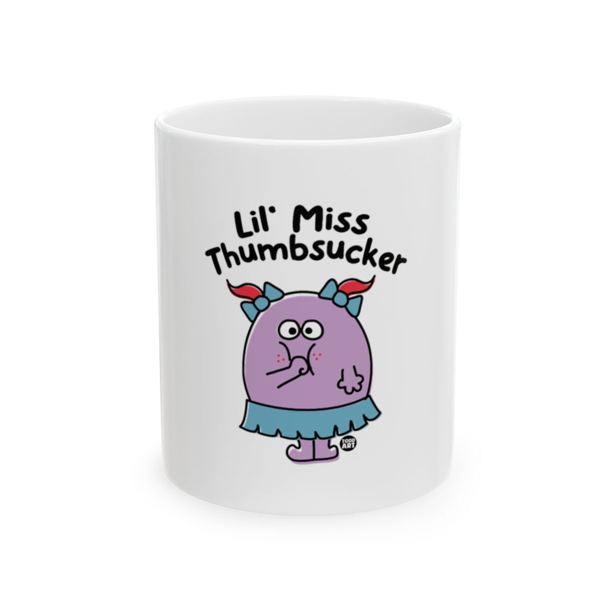 Lil' Miss Thumbsucker Character Mug for Fun Moments
