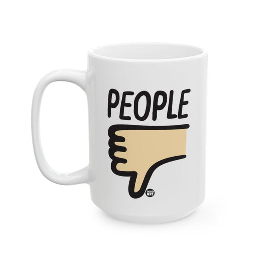 People Thumbs Down Hand Gesture Mug