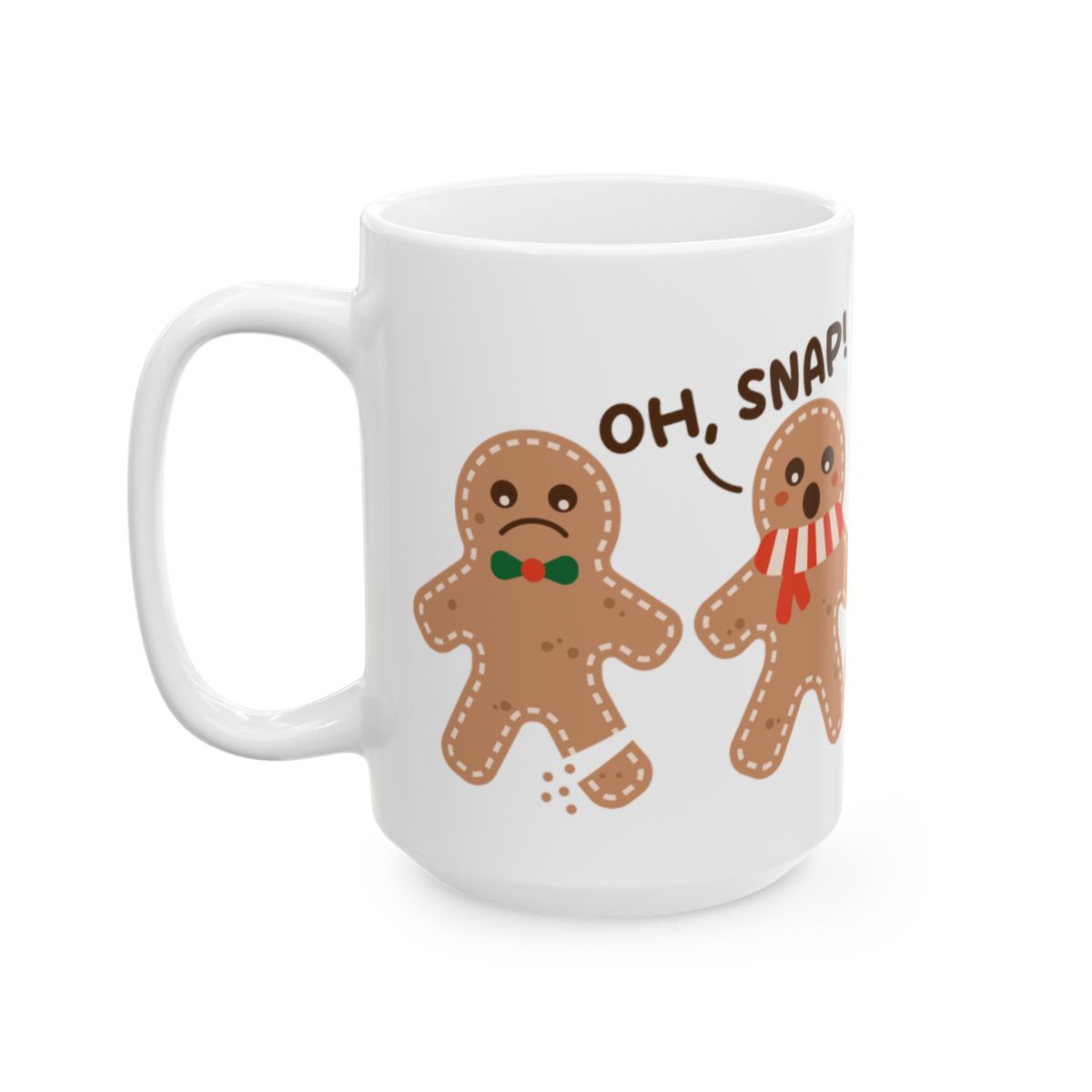 Gingerbread Oh Snap Funny Christmas Mug product