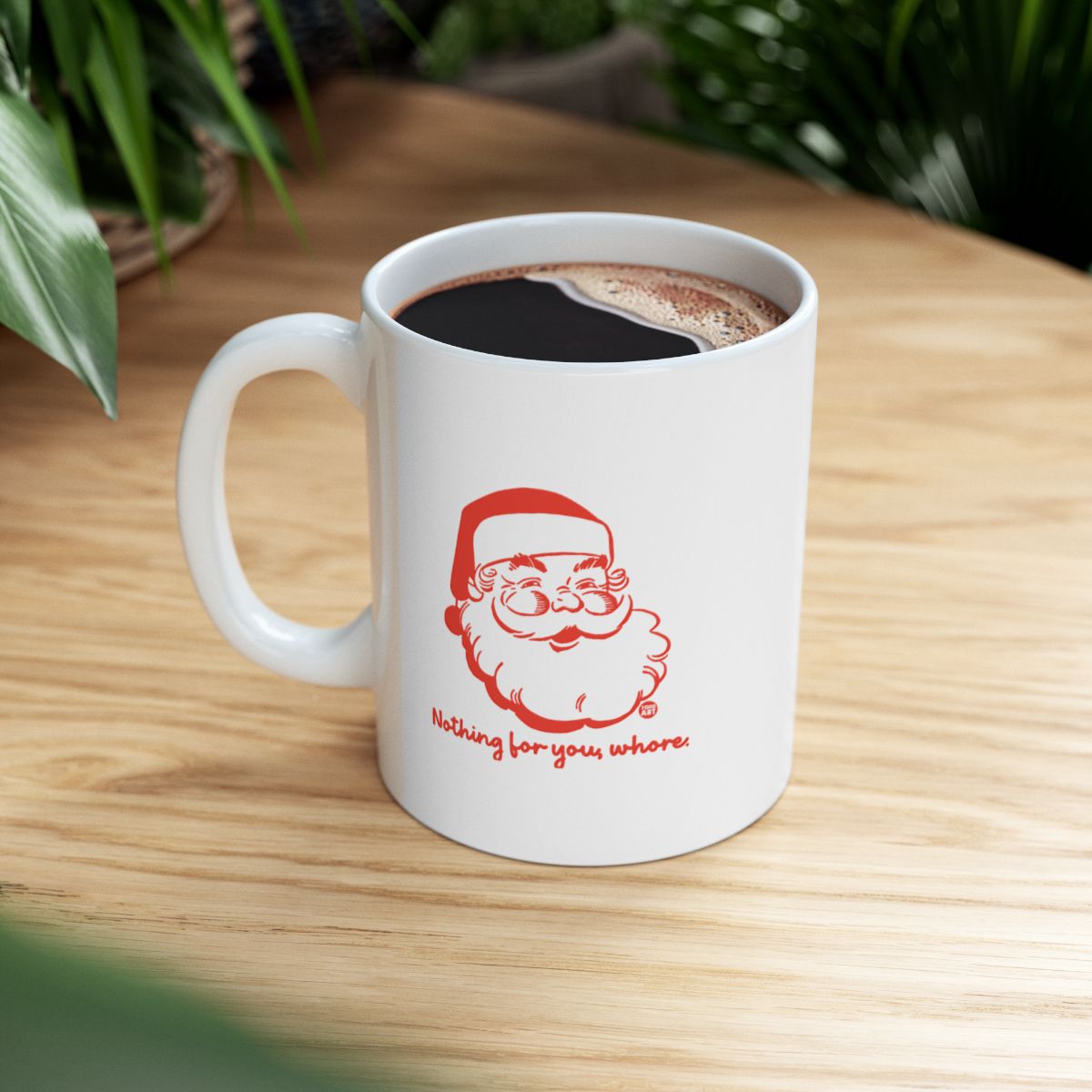 Funny Santa Mug for All Your Holiday Beverages