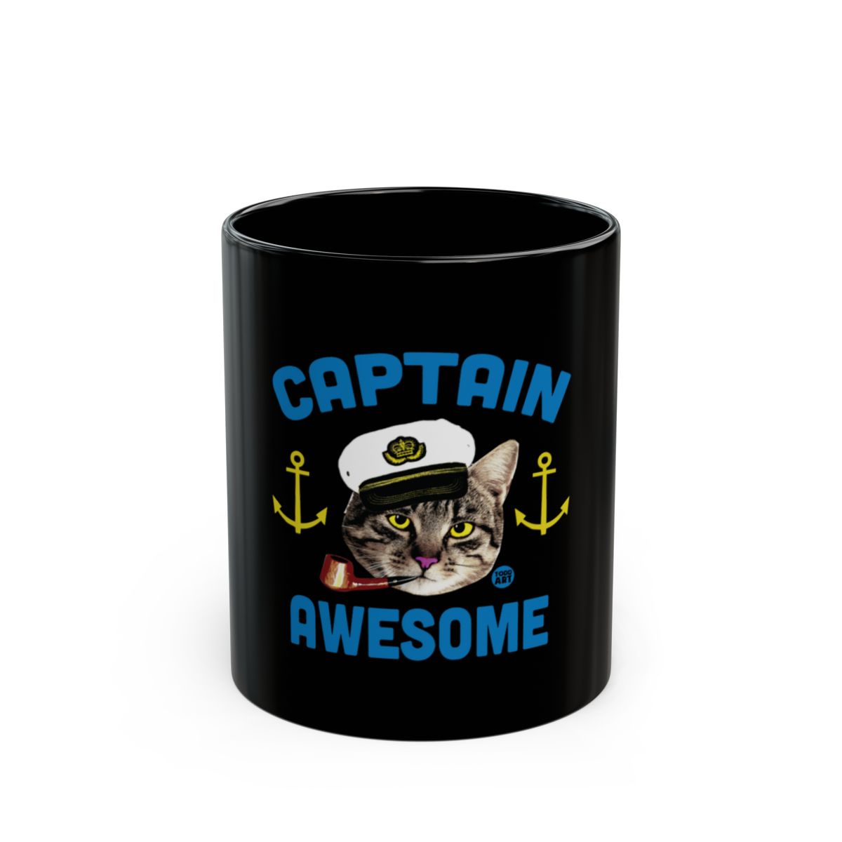 Captain Awesome Cat Mug with Stylish Design