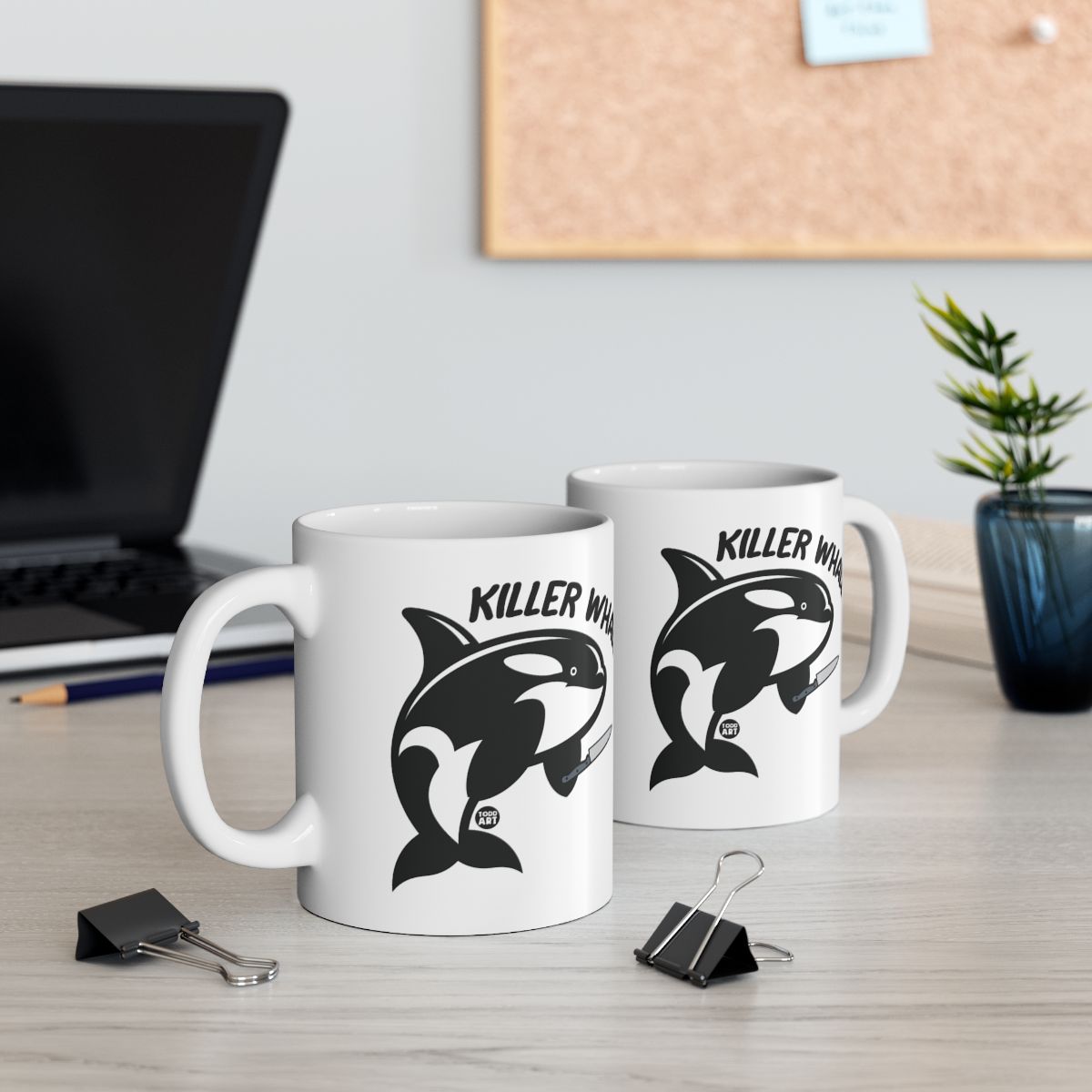 Killer Whale Graphic Design Coffee Mug