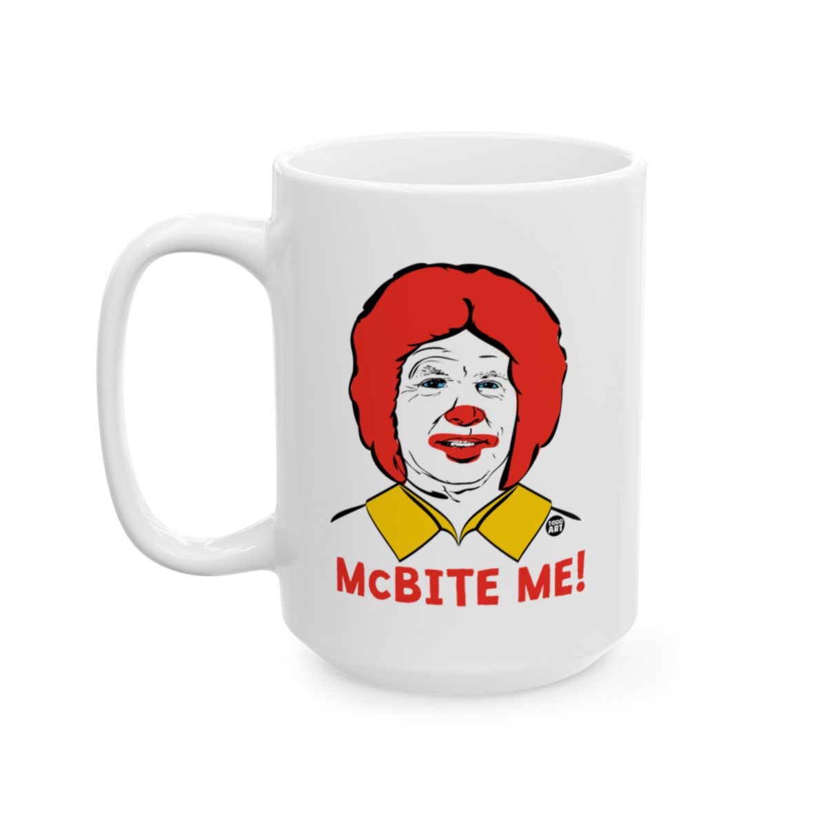 Funny McBite Me Red Hair Coffee Mug