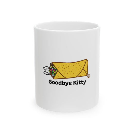 Goodbye Kitty Printed Design Coffee Mug