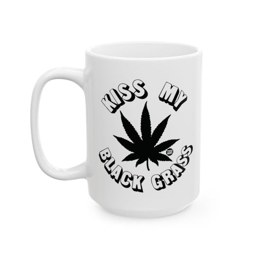 Kiss My Black Grass Bold Statement Mug