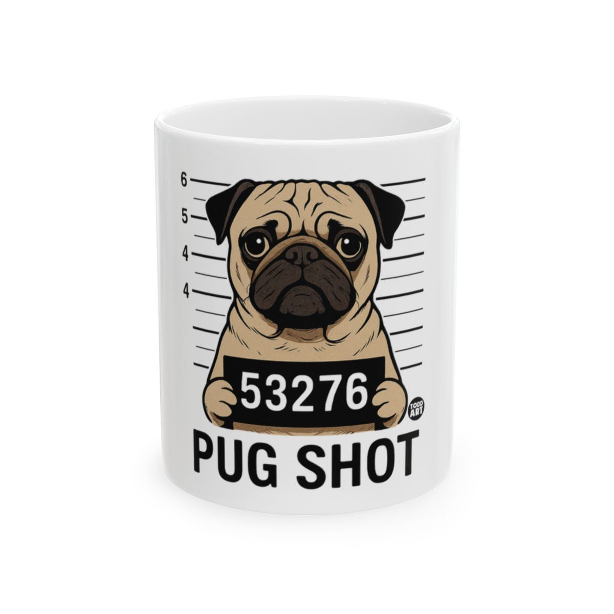 Pug Shot 53276 Funny Pug Mug for Dog Lovers