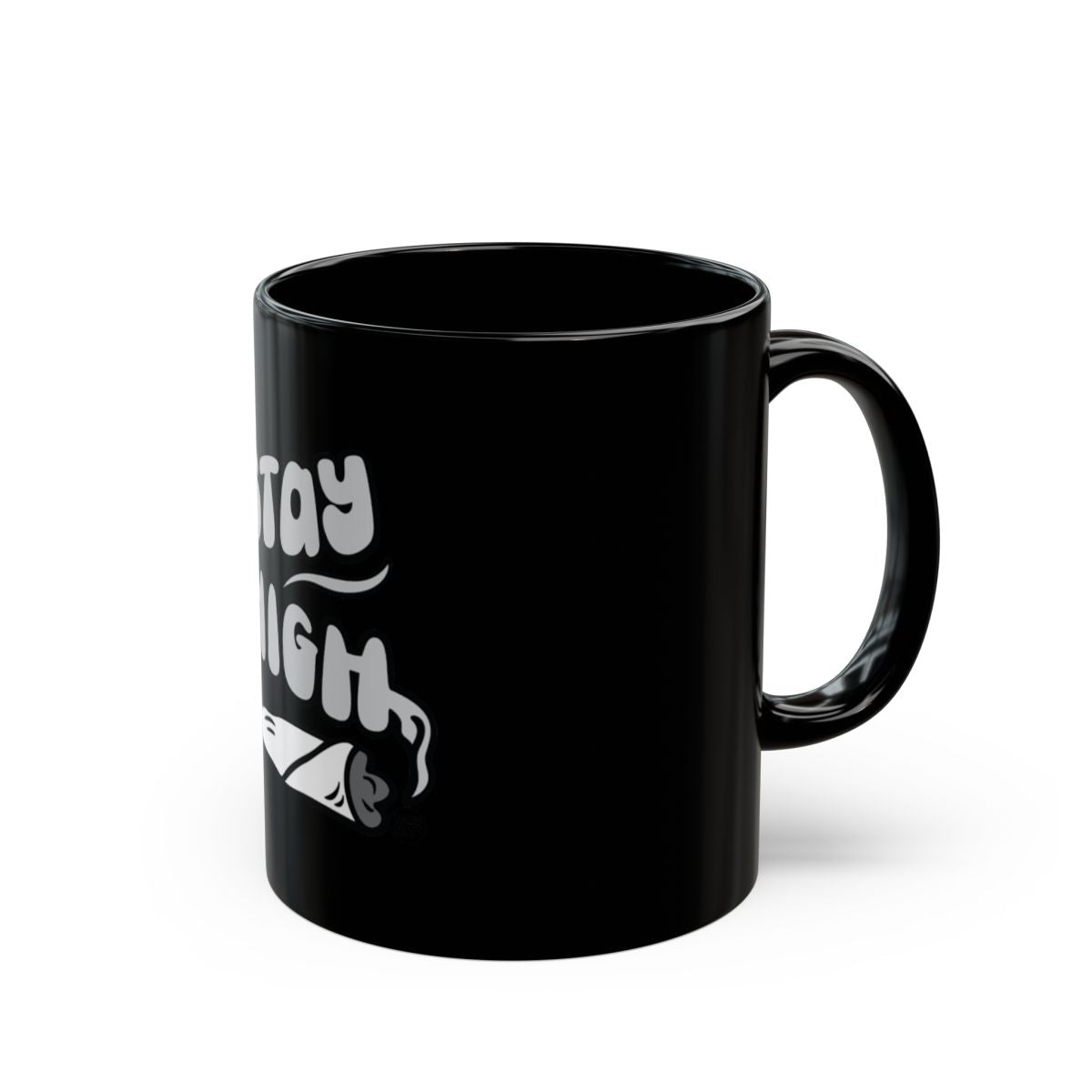 Stay High Mug with Unique Graphic Design