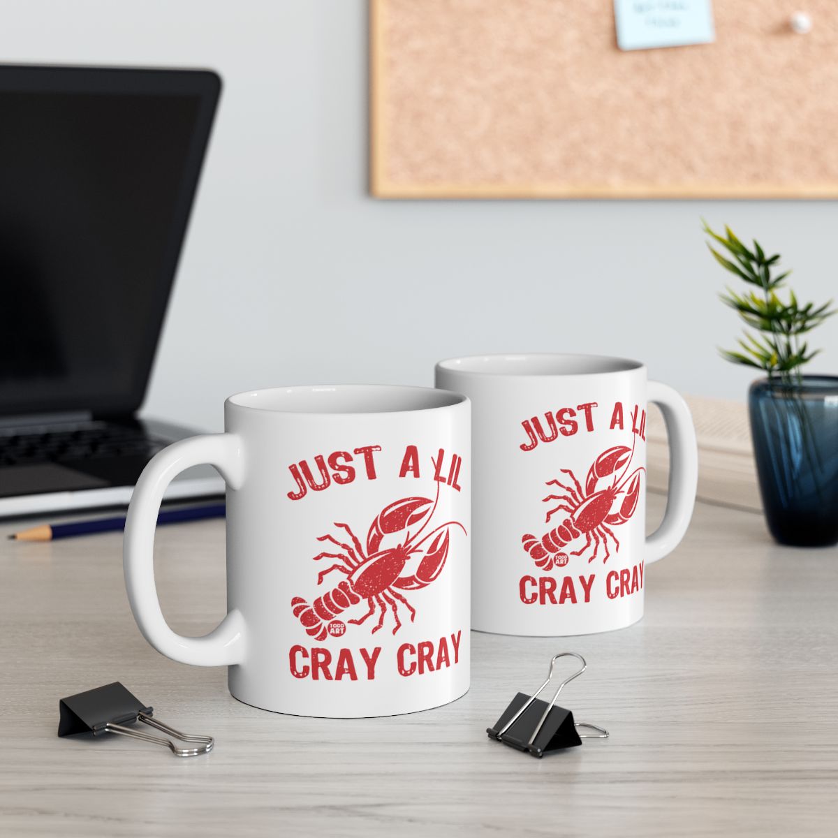 Just A Lil Cray Cray Lobster Design Mug for Coffee Lovers