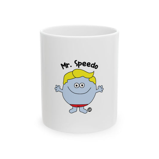 Mr. Speedo Cartoon Character Graphic Mug