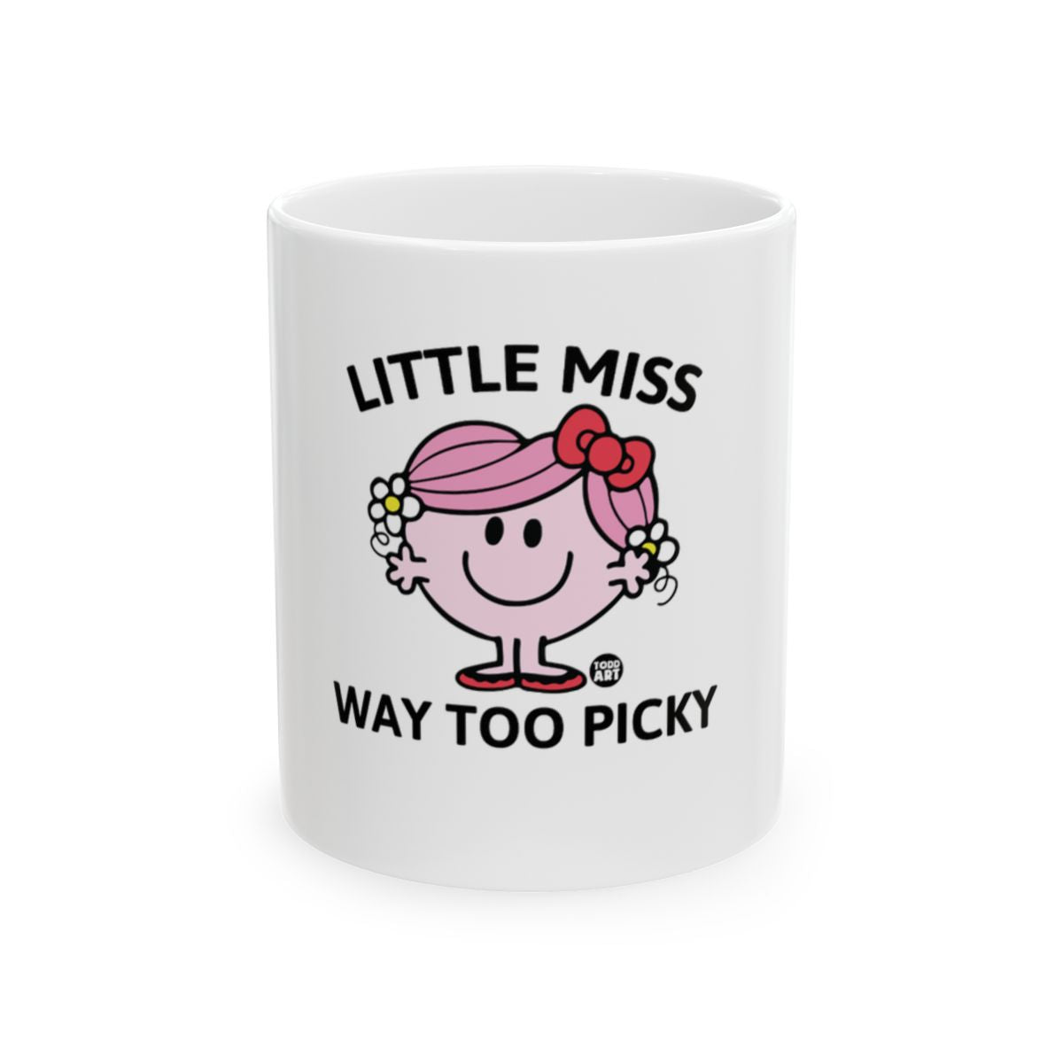 Little Miss Way Too Picky printed mug