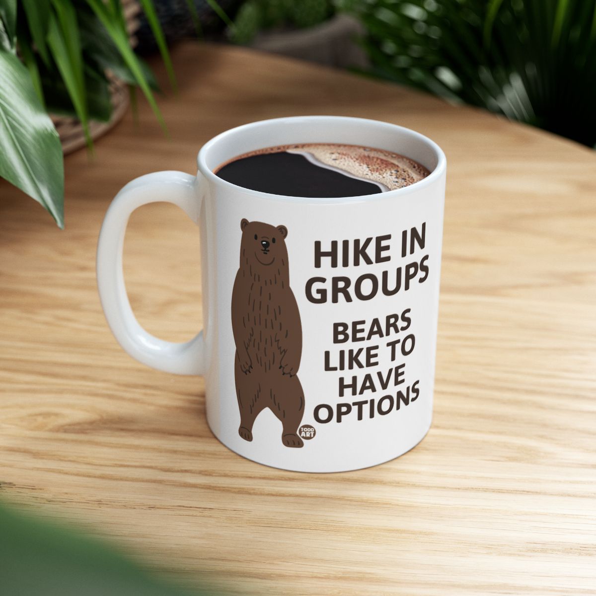 Hike in Groups Bears Like to Have Options Mug