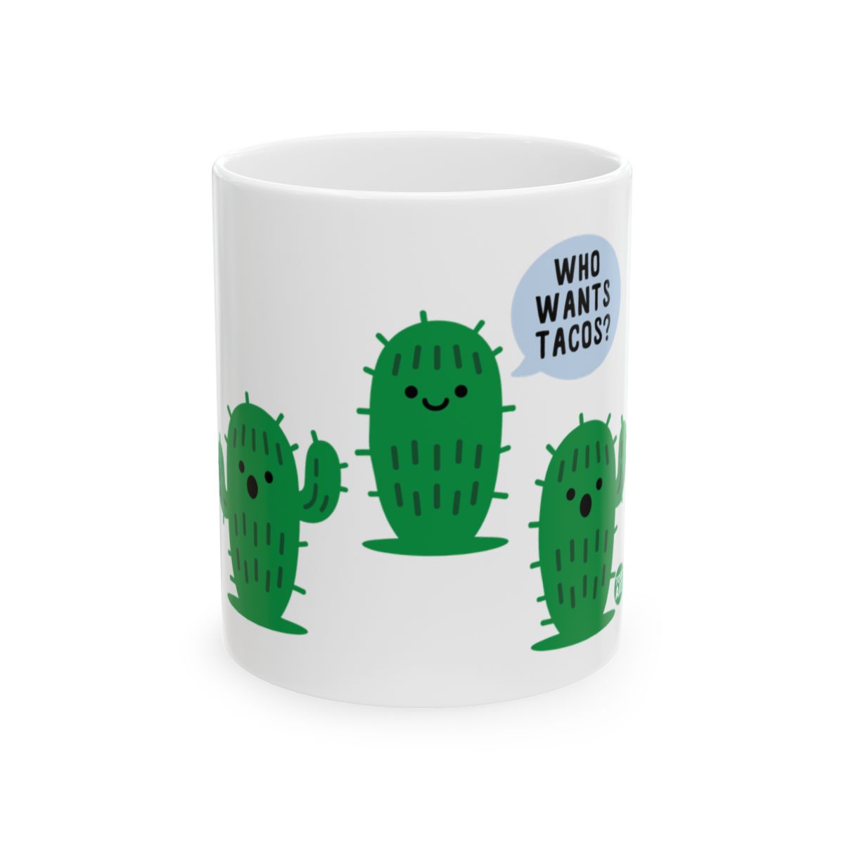 Cactus Design Who Wants Tacos Cute Coffee Mug