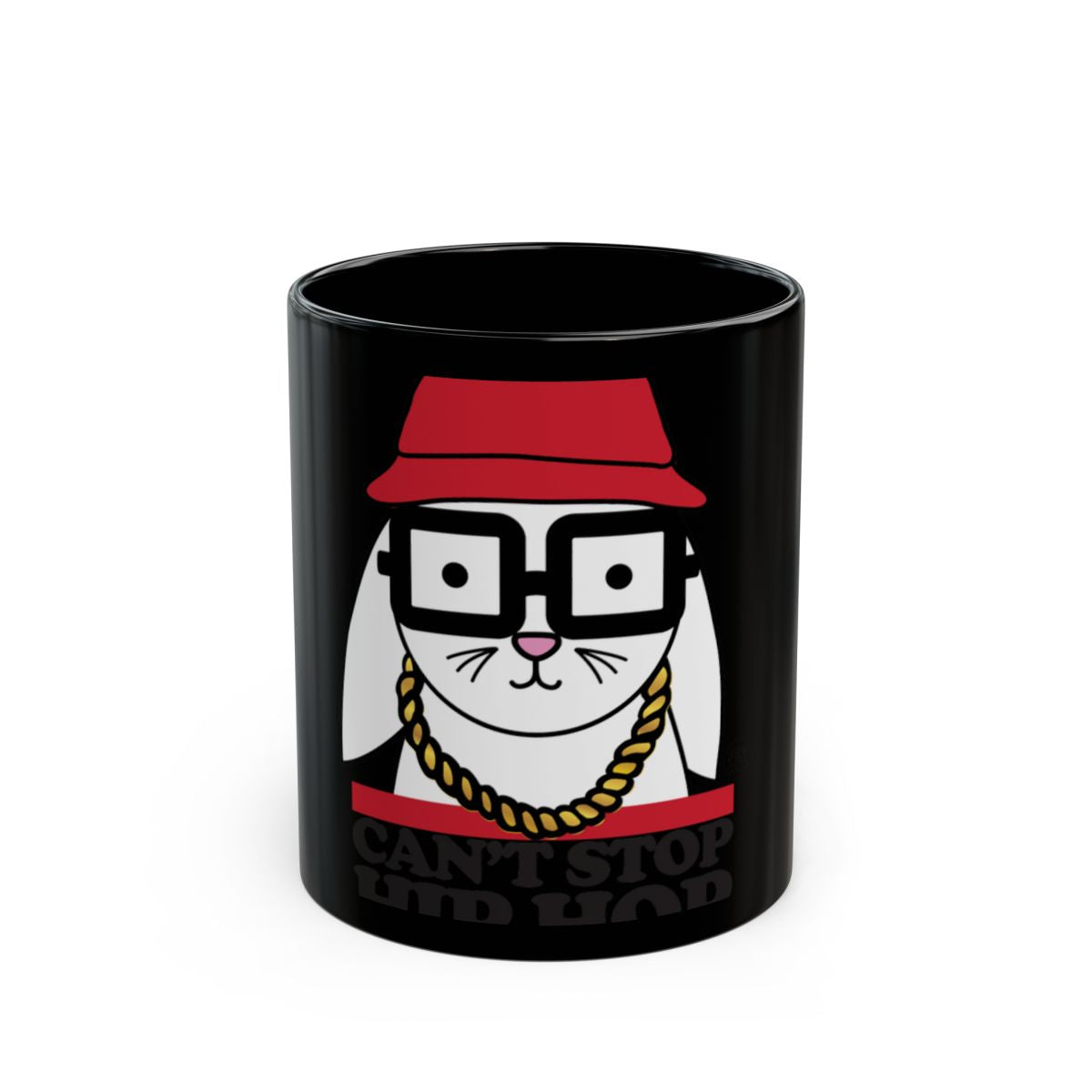 Can't Stop Hip Hop Cute Cartoon Bunny Mug Product